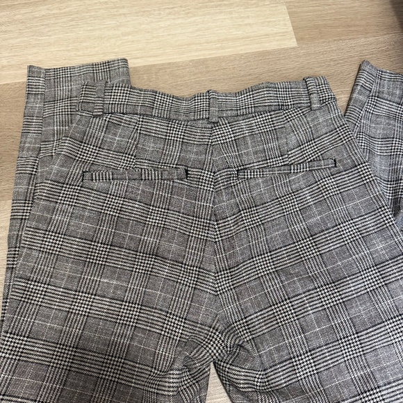 H&M Beige Plaid Slacks - Picture 6 of 7